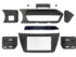 Connects2 CT23MB25L 2DIN Kit rama Mercedes Clasa C W204 LHD Negru - imagine 3