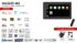 Receiver Nakamichi 2din cu carplay/android auto ecran 6,8 inch capacitiv 4X50W max , 3 preout 4V - imagine 2