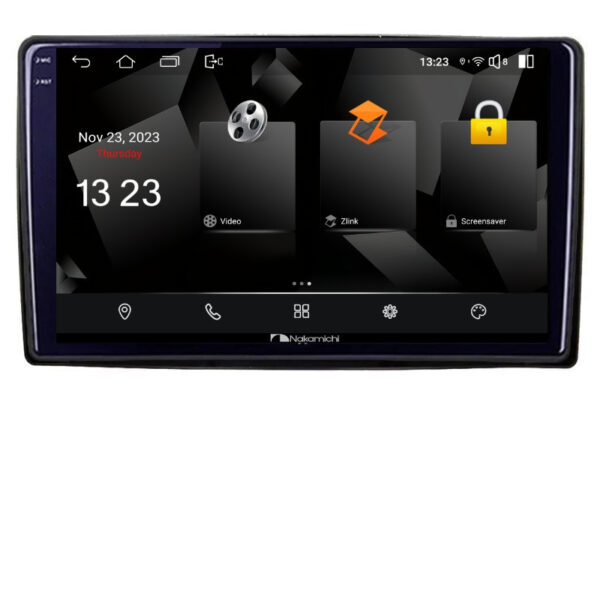 Navigatie auto Nakamichi cu ecran 10 inch capacitiv 2K 8GB/128GB Android12 Profesional DSP HI-RES audio output - imagine 1