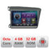 Navigatie dedicata Honda Civic Sedan C-132 Octa Core cu Android Radio Bluetooth Internet GPS WIFI 4+32GB
