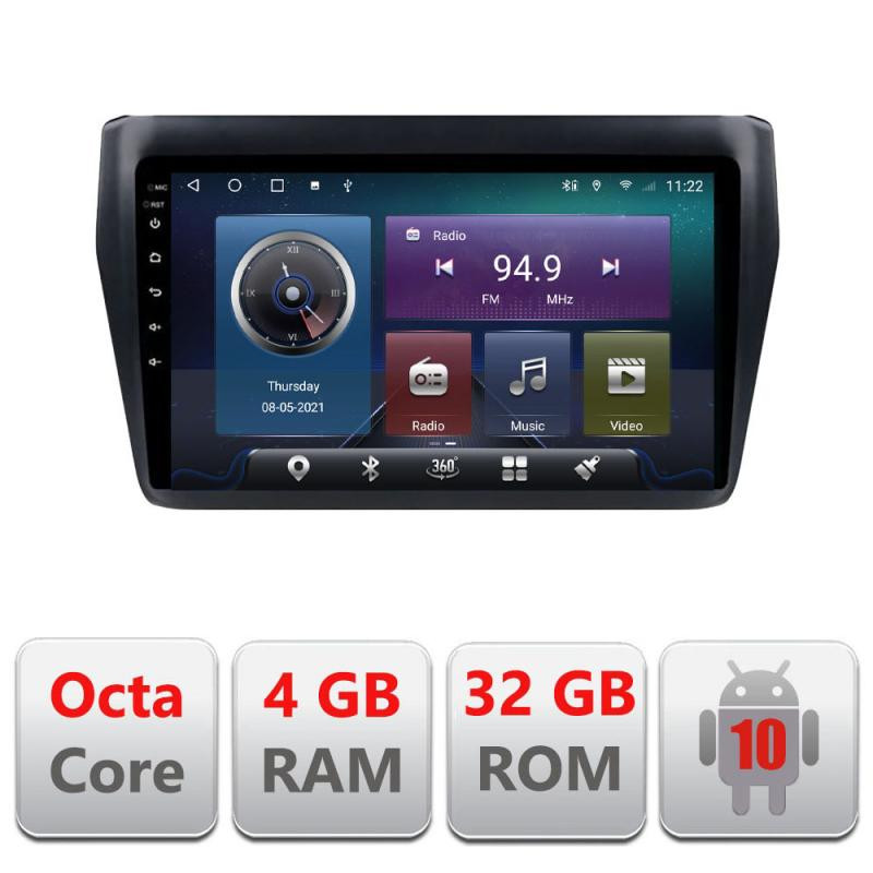 9458.jpg Navigatie dedicata Suzuki Swift 2017- C-2179 Octa Core cu Android Radio Bluetooth Internet GPS WIFI 4+32GB - imagine 1