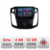 Navigatie dedicata Ford Focus C-150 Octa Core cu Android Radio Bluetooth Internet GPS WIFI 4+32GB