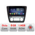 Navigatie dedicata SKODA YETI 2009-2014 F-YETI Octa Core cu Android Radio Bluetooth Internet GPS WIFI DSP 8+128GB 4G