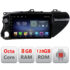 Navigatie dedicata TOYOTA Hilux 2016- F-TY59 Octa Core cu Android Radio Bluetooth Internet GPS WIFI DSP 8+128GB 4G