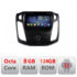 Navigatie dedicata FORD FOCUS 3 F-150 Octa Core cu Android Radio Bluetooth Internet GPS WIFI DSP 8+128GB 4G