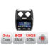 Navigatie dedicata DACIA DUSTER 2012-2019 F-157 Octa Core cu Android Radio Bluetooth Internet GPS WIFI DSP 8+128GB 4G