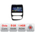Navigatie dedicata Renault Clio 4 V2 F-468 Octa Core cu Android Radio Bluetooth Internet GPS WIFI DSP 8+128GB 4G