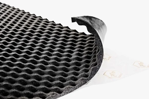 Insonorizant auto Premium STP Biplast Wave 15mm mini, 375x500mm, foaie - imagine 2