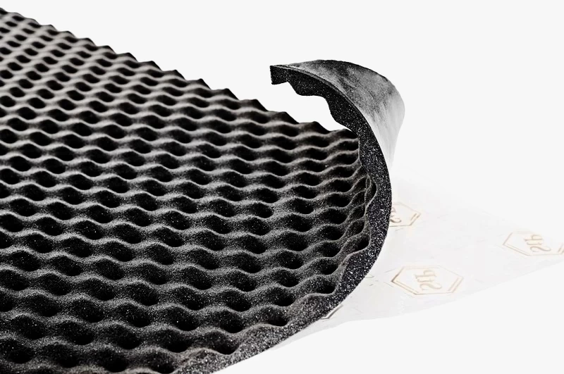 Insonorizant auto Premium STP Biplast Wave 15mm mini, 375x500mm, foaie - imagine 2