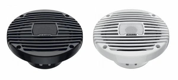 Difuzorare Marine Hertz HEX 6.5 M - TW / TC, Alb / Negru, set coaxial 2 cai, 165 mm, 50W RMS - imagine 2