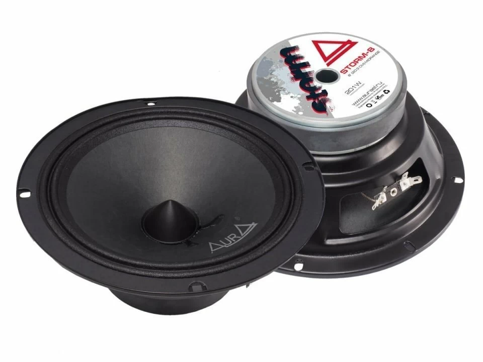 RESIGILAT Difuzoare auto Aura Storm 8, set 2 difuzoare, 200mm, 81W RMS - imagine 1