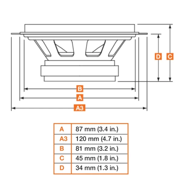 Difuzoare auto Hertz Dieci DCX 87.3, set coaxial 2 cai, 87mm, 30W RMS, 4, 2 difuzoare - imagine 4