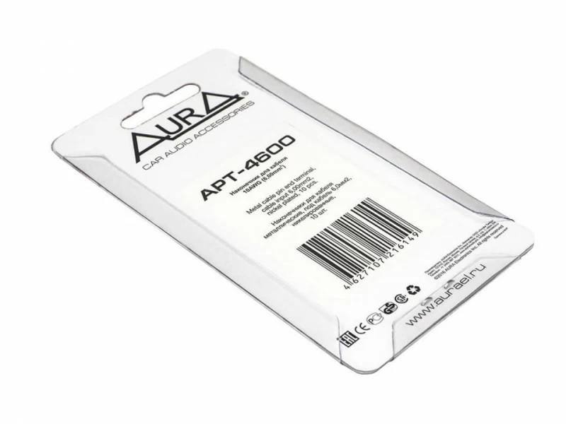 Inel terminal Aura APT 4600, 6mm2 (10AWG), 10 bucset - imagine 2