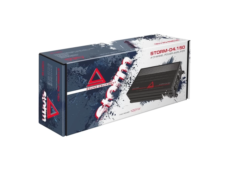 Amplificator auto Aura STORM-D4.150, 4 canale, 600 W - imagine 5