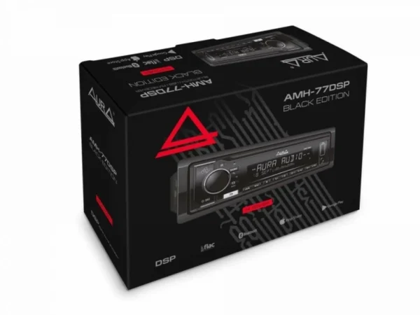 Player auto Aura AMH 77DSP Black Edition, 1 DIN, 4x61W - imagine 2