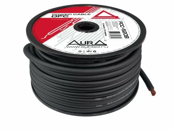 Cablu alimentare AURA PCC 520B OFC, Metru Liniar / Rola 25m, 20mm2 (4AWG) - imagine 1