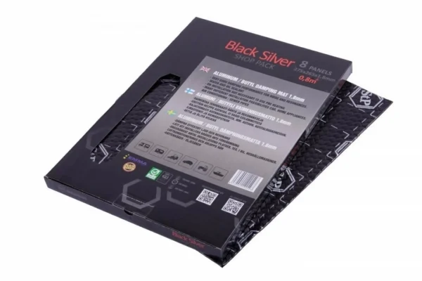 Insonorizant auto Premium STP Black Silver Shop, 1,8mm, 0,8m2, Bulk Pack - imagine 1