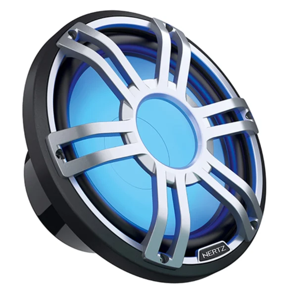 Subwoofer Marine Hertz HMS 12 S4-LD-G / SW, Negru / Alb, 300mm, 500W RMS 4O - imagine 1