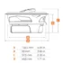 Difuzoare Auto Hertz Cento CX 100, set coaxial 2 cai, 100 mm, 40W RMS, 4, 2 difuzoare - imagine 5