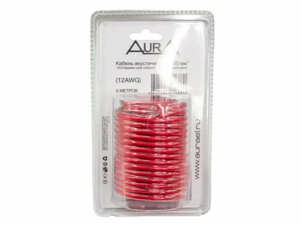 Cablu boxe AURA SCA B400, Blister 5m, 2 x 4mm2 (12AWG) - imagine 3