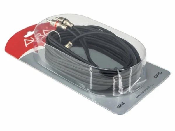 Cablu RCA AURA RCA B250 MKII, 2 canale, 5M - imagine 2