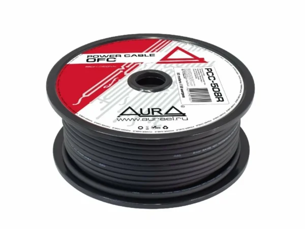 Cablu alimentare AURA PCC 508B OFC, Metru Liniar / Rola 50m, 8mm2 (8AWG) - imagine 1
