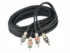 Cablu RCA AURA RCA B250 MKII, 2 canale, 5M