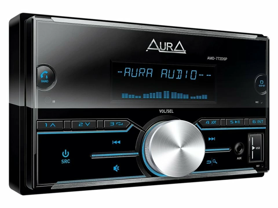 Player auto Aura AMD 772DSP, 2 DIN, 4x51W - imagine 1