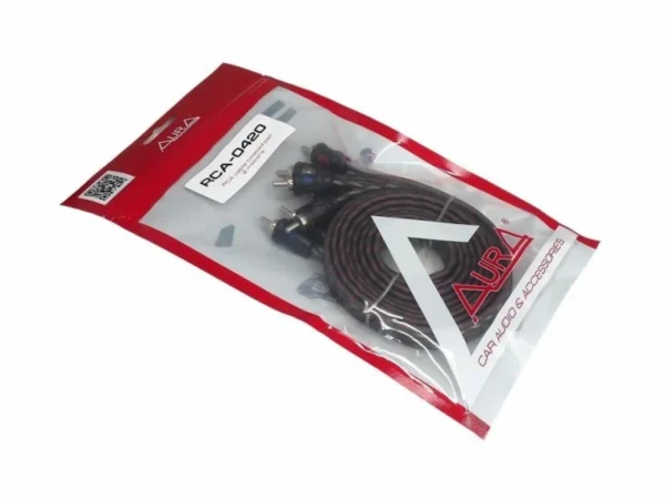 Cablu RCA Aura 0420, 4 canale, 2 metri - imagine 2