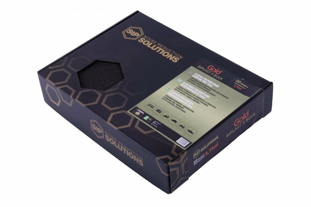 Insonorizant Premium auto STP Biplast 5mm, 3.75 m2, Bulk Pack - imagine 1