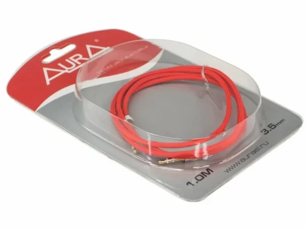 Cablu auxiliar Aura RCA-J10R, 1 metru - imagine 2