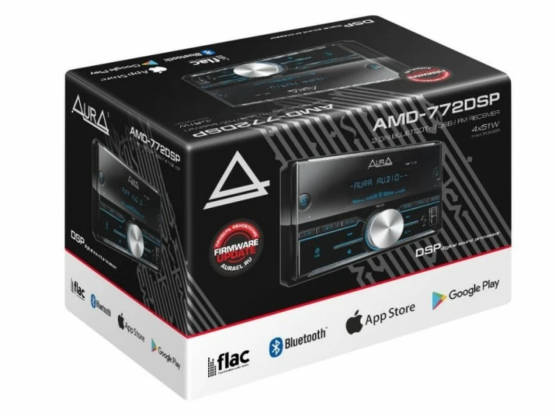 Player auto Aura AMD 772DSP, 2 DIN, 4x51W - imagine 2