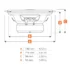 Difuzoare auto Hertz Uno K 130 set sistem 2 cai, 130mm, 55W RMS, 4, set 4 difuzoare - imagine 3
