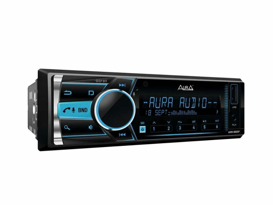 Player auto Aura AMH 88DSP, 1 DIN, 4x61W, fata detasabila - imagine 1