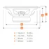 Difuzoare auto Hertz Uno X 165 set coaxial 2 cai, 165mm, 55W RMS, 4, set 2 difuzoare - imagine 5