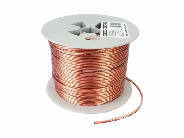 Cablu boxe AURA SCC 3076, Metru Liniar / Rola 100m, 2x0.75mm2 (18AWG) - imagine 1