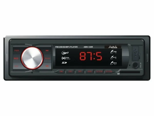 Resigilat - Player auto Aura AMH 120R, 1 DIN, 4x36W - imagine 1