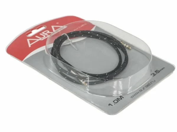 Cablu auxiliar Aura RCA-J11B, 1 metru - imagine 2