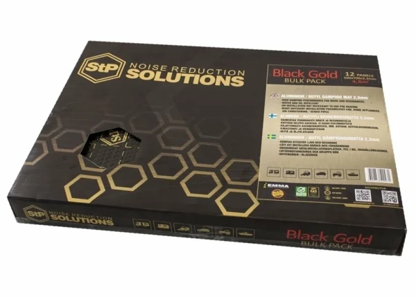 Insonorizant auto Premium STP Black Gold, 2,3mm, 4,5m2, Bulk Pack - imagine 1