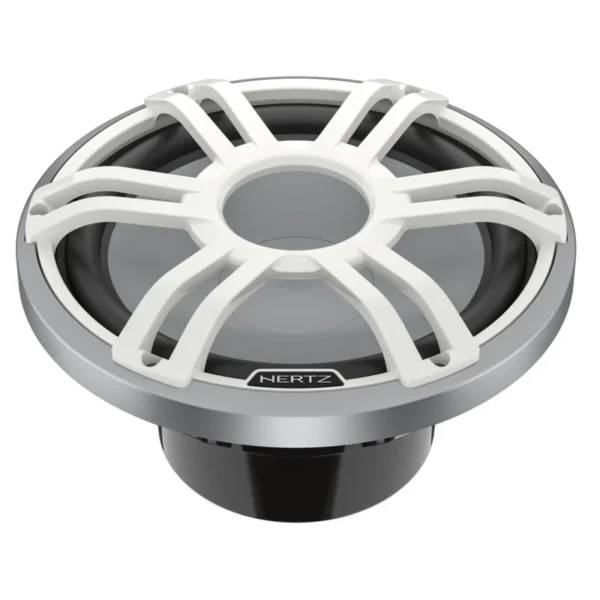 Subwoofer Marine Hertz HMS 12 S2-LD-G / SW, Negru / Alb, 300mm, 500W RMS 2O - imagine 2