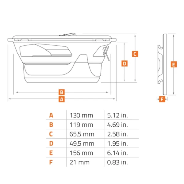 Difuzoare Auto Hertz Cento CX 130, set coaxial 2 cai, 130mm, 50W RMS, 4, 2 difuzoare - imagine 4