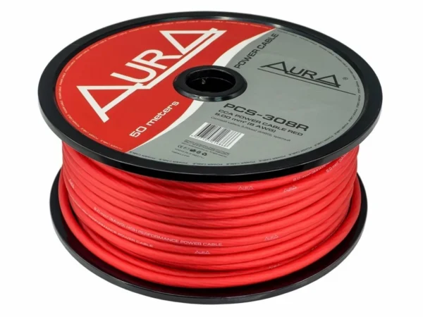 Cablu alimentare AURA PCS 308R, Metru Liniar / Rola 50m, 8mm2 (8AWG) - imagine 1