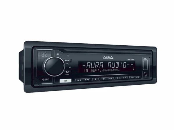 Player auto Aura AMH 77DSP Black Edition, 1 DIN, 4x61W - imagine 1