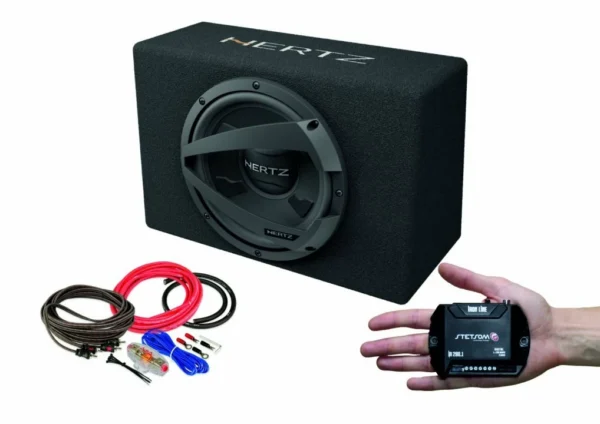 Pachet Subwoofer auto Hertz DBX 30.3 + Amplificator Stetsom IR 280.1 + kit de cabluri complet - imagine 1